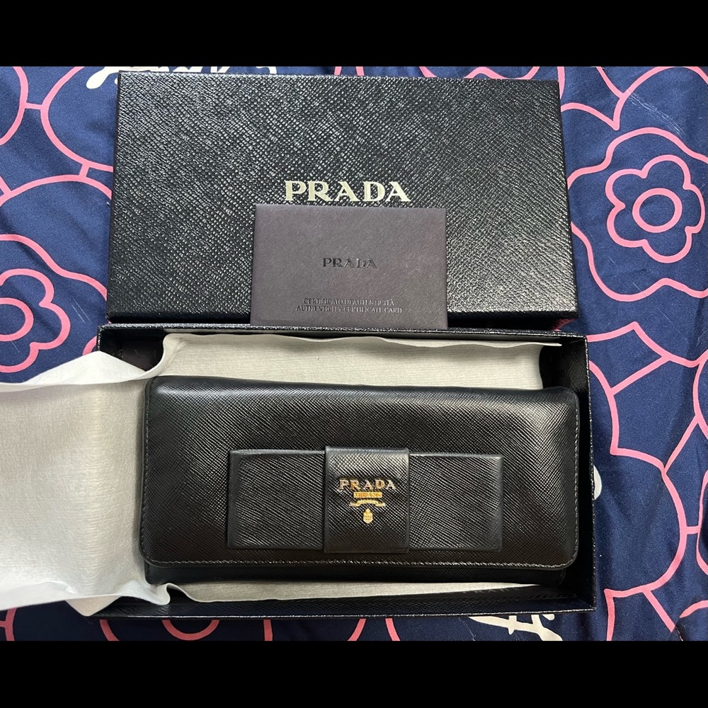 Prada Wallet Saffiano Leather - Picture 7 of 8